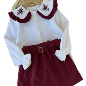 شومیز دامن دخترانه یقه BB