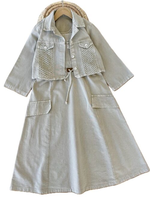 کت سارافن دخترانه زنبوری