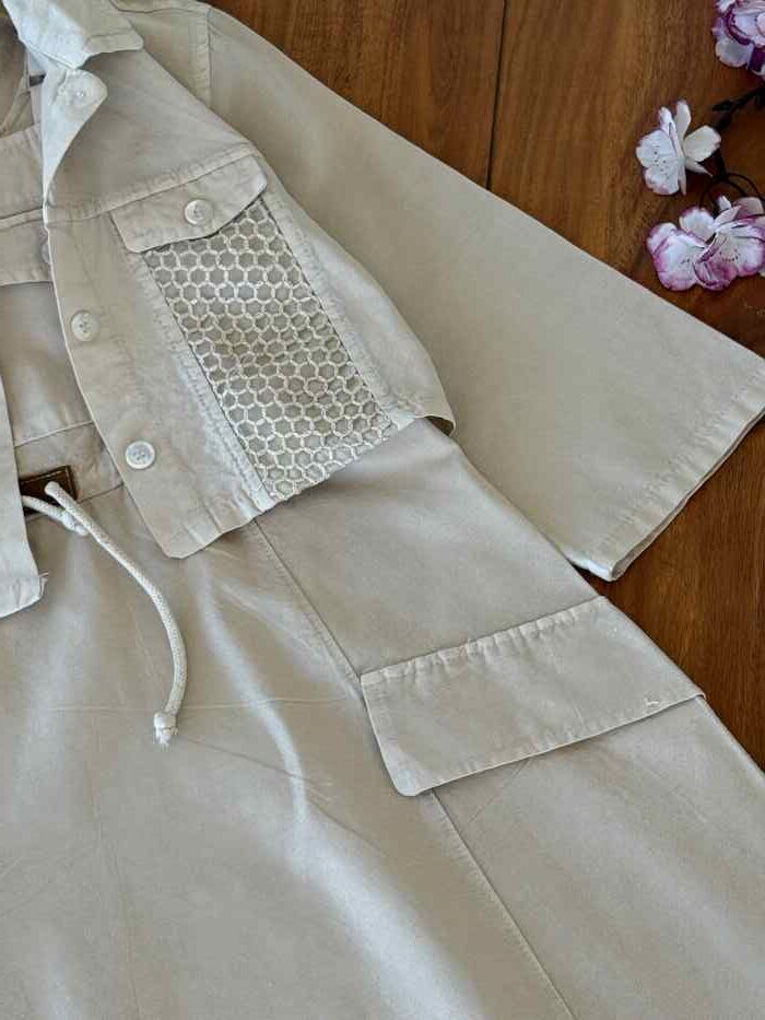 کت سارافن دخترانه زنبوری - تصویر 5