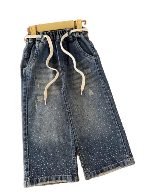 شلوار نیم بگ دخترانه نجلا