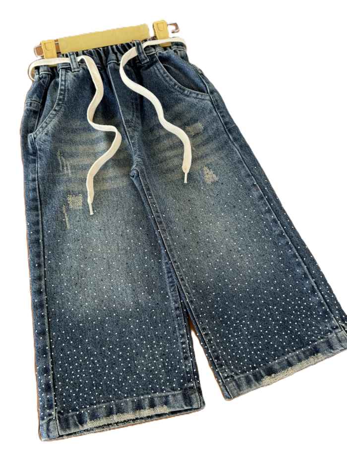 شلوار نیم بگ دخترانه نجلا - تصویر 2