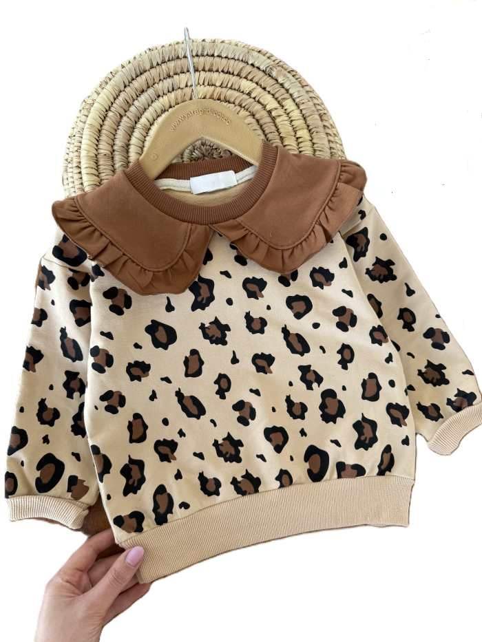 بلوز تک دخترانه دورس پلنگی - تصویر 3