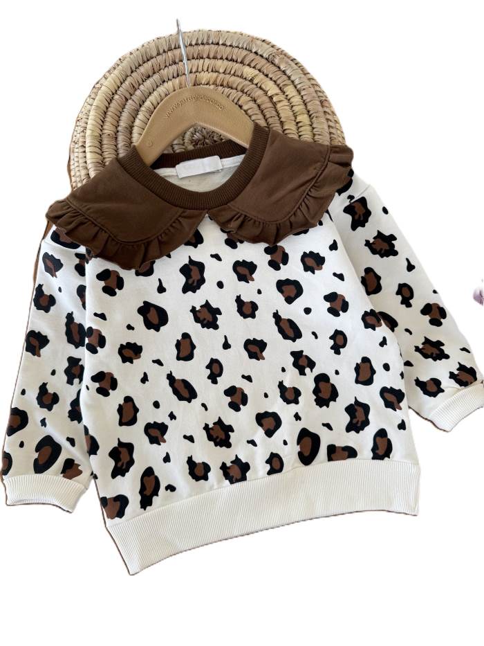 بلوز تک دخترانه دورس پلنگی - تصویر 2