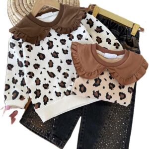 بلوز تک دخترانه دورس پلنگی