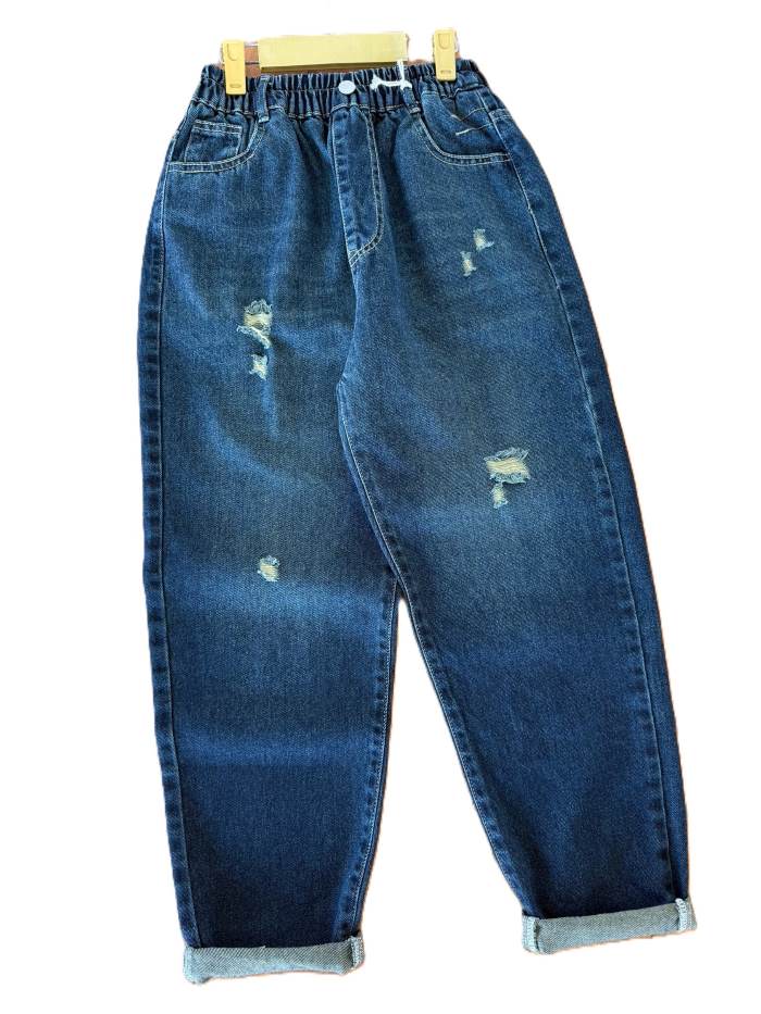 شلوار جین مام اسپرت زاپدار