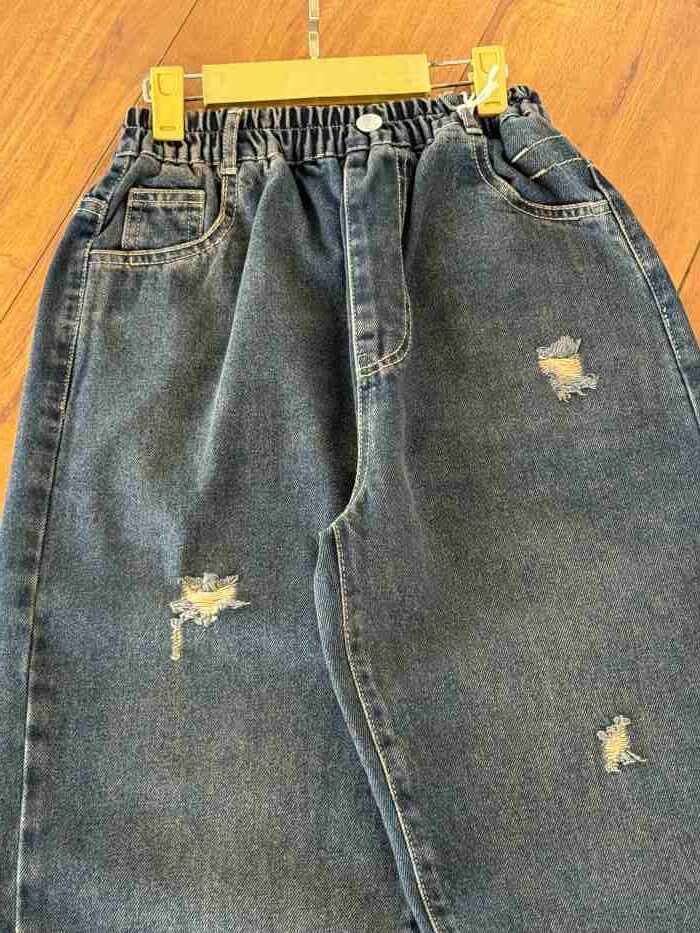 شلوار جین مام اسپرت زاپدار - تصویر 3