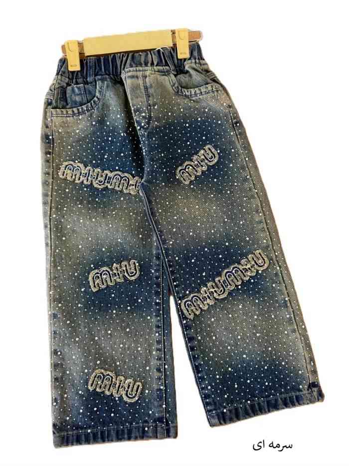 شلوار جین بگ دخترانه تامیلا - تصویر 3