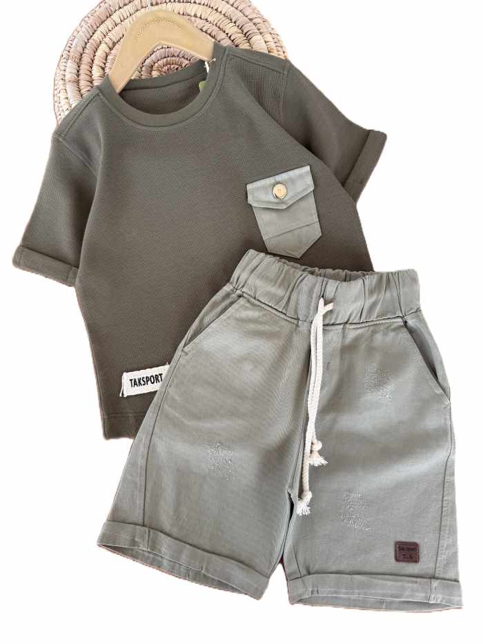 تیشرت شلوارک بیرونی sport - تصویر 2