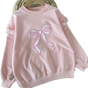 بلوز تک دخترانه دورس پاپیونی گیپور