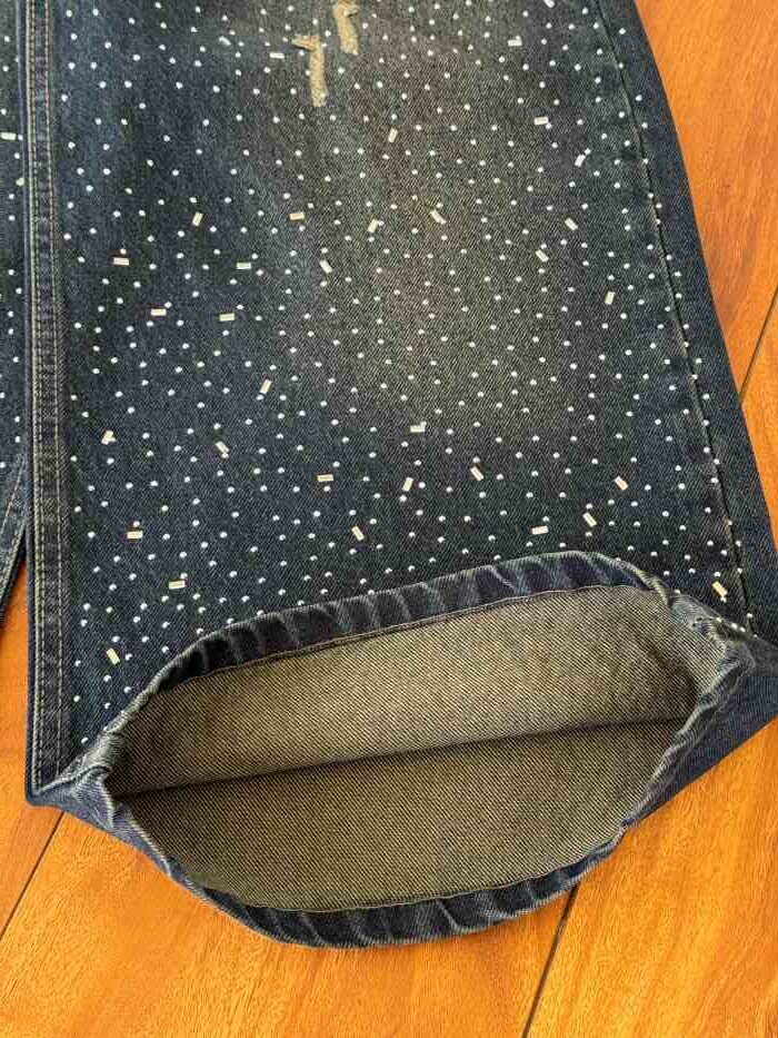 شلوار جین فول بگ دخترانه نیسا - تصویر 3