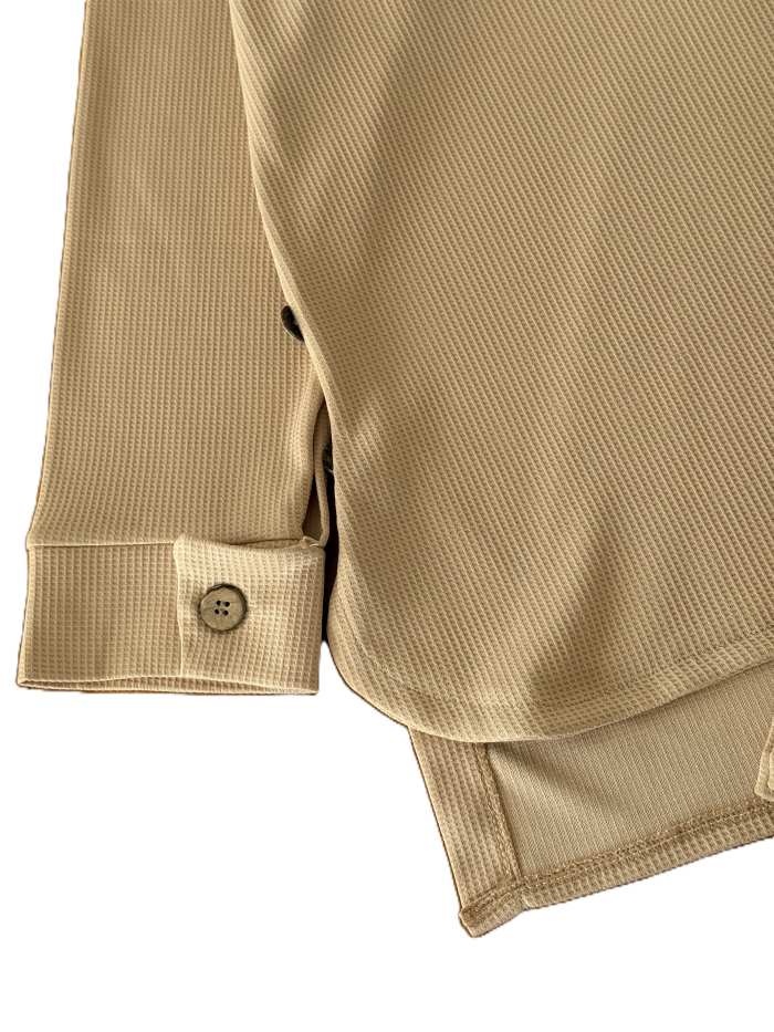 بلوز شلوار یقه پیراهنی بیسکوییتی - تصویر 4