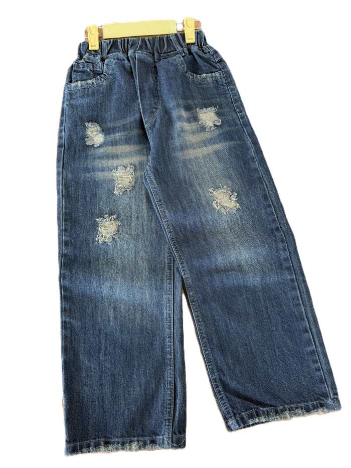 شلوار جین نیم بگ اسپرت هامین