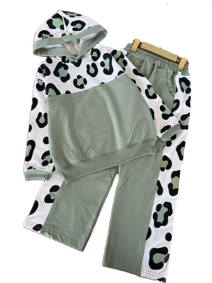 هودی شلوار دورس اسپرت پلنگی - تصویر 2