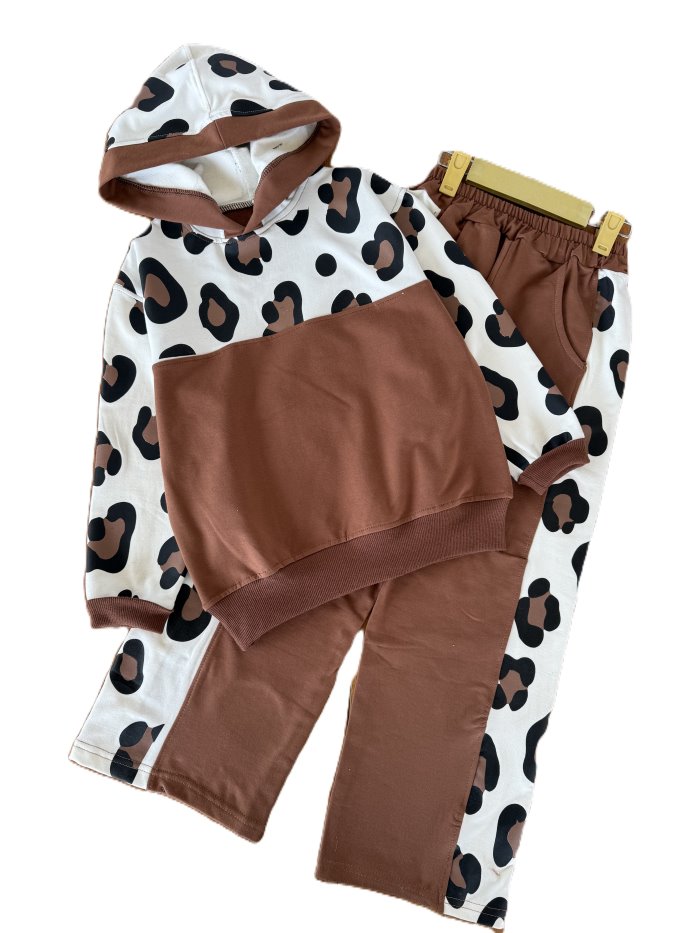 هودی شلوار دورس اسپرت پلنگی