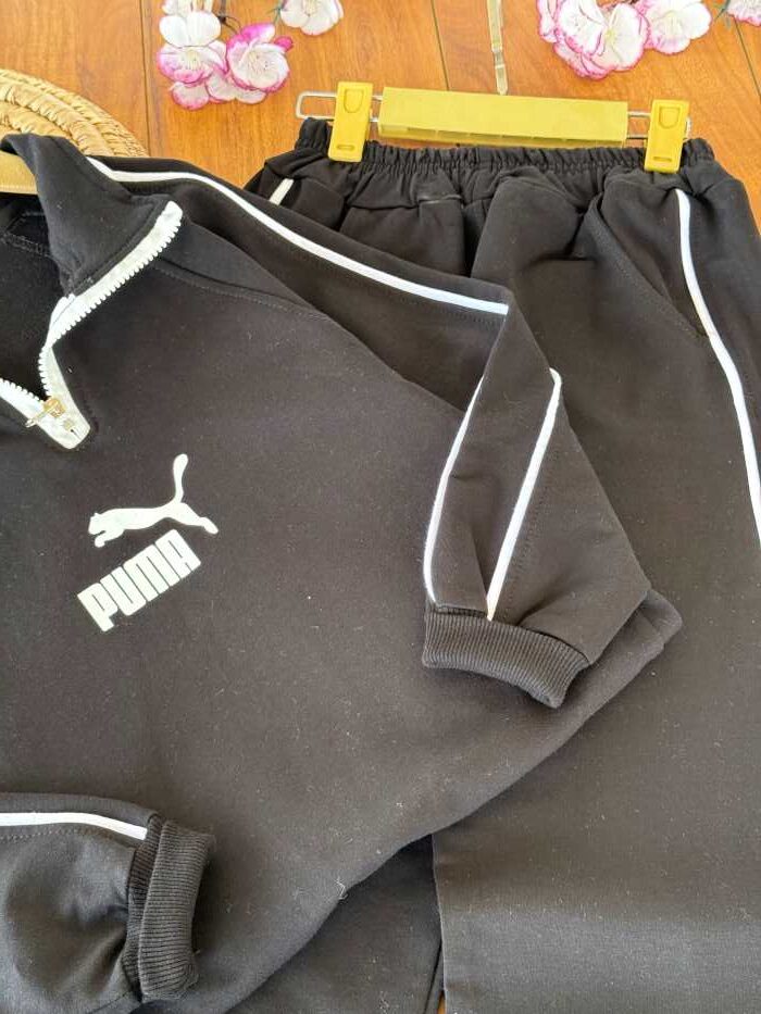 بلوز نیم زیپ با شلوار اسپرت puma - تصویر 6