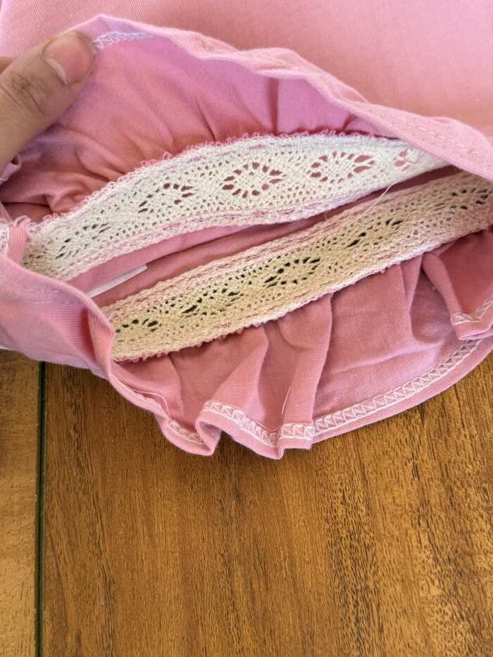 کراپ و شلوارک کتان دخترانه مها - تصویر 7