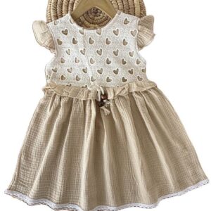 سارافون دخترانه بیرونی موسلین