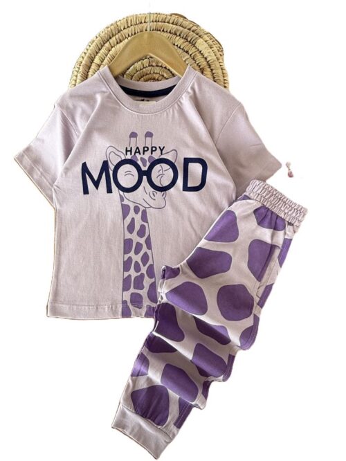 تیشرت و شلوار دخترانه زرافه