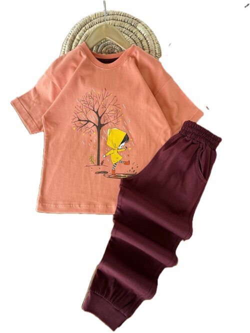 تیشرت و شلوار دخترانه دخترک بازیگوش