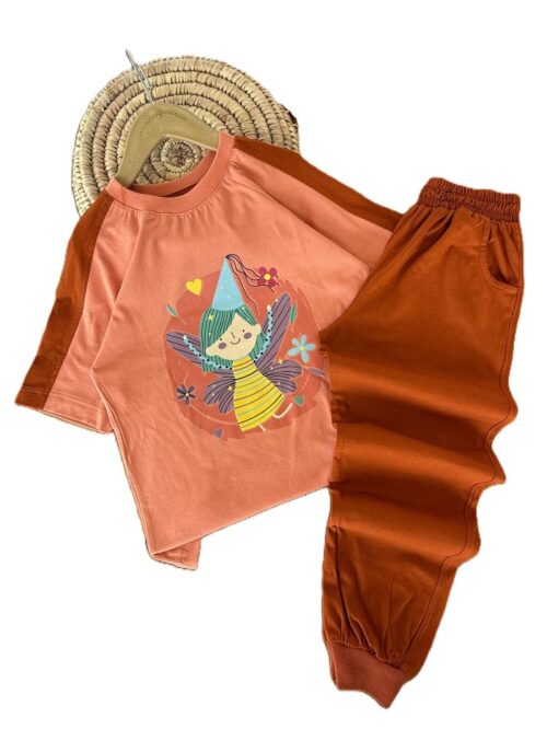 تیشرت و شلوار دخترانه بال فرشته