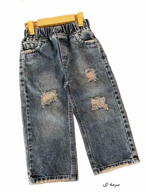 شلوار جین نیم بگ اسپرت دیباج