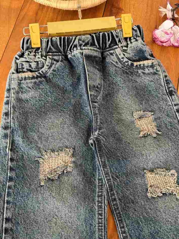 شلوار جین نیم بگ اسپرت دیباج - تصویر 4