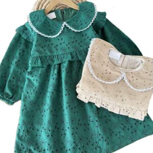 پیراهن دخترانه خامه دوزی