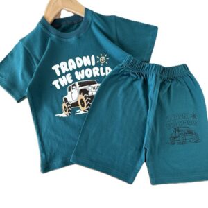 تیشرت و شلوارک راحتی پسرانه tradni