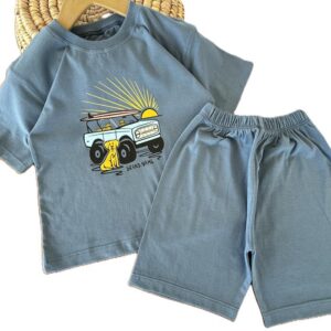 تیشرت و شلوارک پسرانه راحتی آفرود