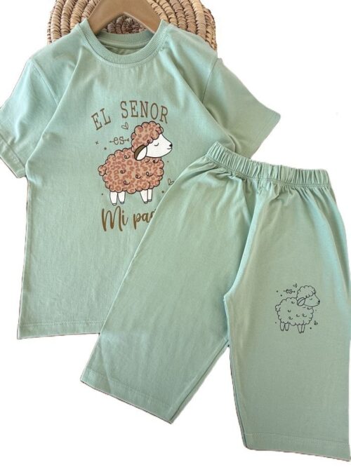 تیشرت و شلوارک راحتی دخترانه ببعی