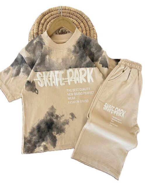 تیشرت شلوارک راحتی پسرانه park