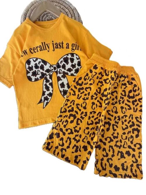 تیشرت و شلوارک راحتی دخترانه girls