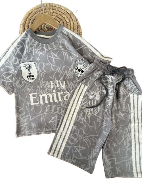 تیشرت شلوارک پسرانه راحتی mbappe