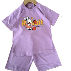 تیشرت و شلوارک راحتی دخترانه Rabit