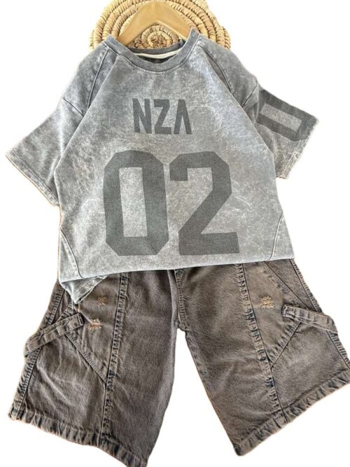 تیشرت و شلوارک پسرانه بیرونی NZ8