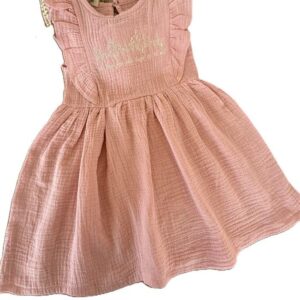 سارافون دخترانه بیرونی جلو گلدوزی