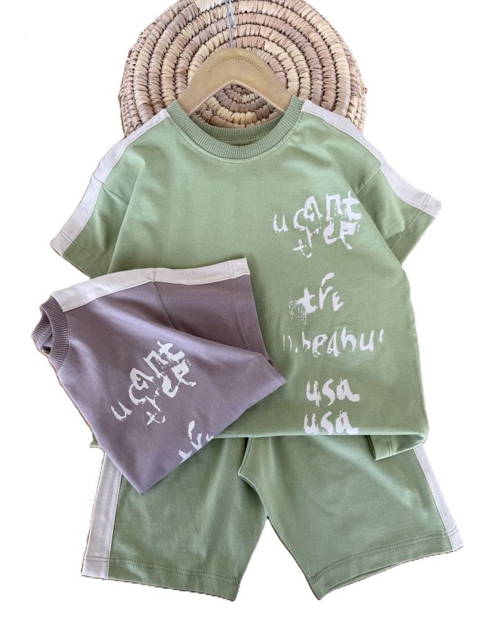 تیشرت و شلوارک راحتی اسپرت usa