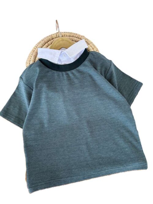 تیشرت تک یقه دار بیرونی پسرانه رادین