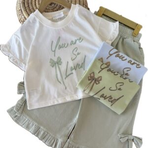 کراپ و شلوار واید بیرونی آریانا