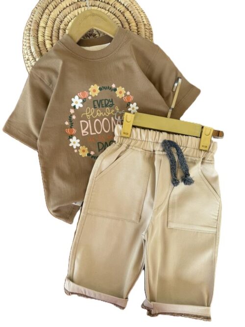 تیشرت و شلوارک بیرونی دخترانه every