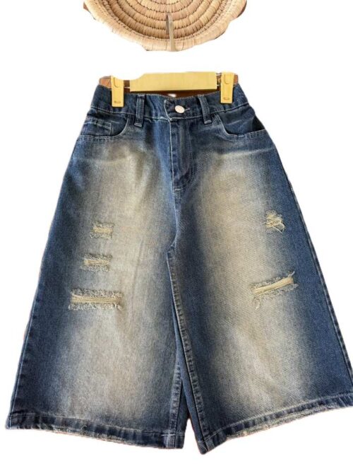 شلوار جین واید دخترانه آنا