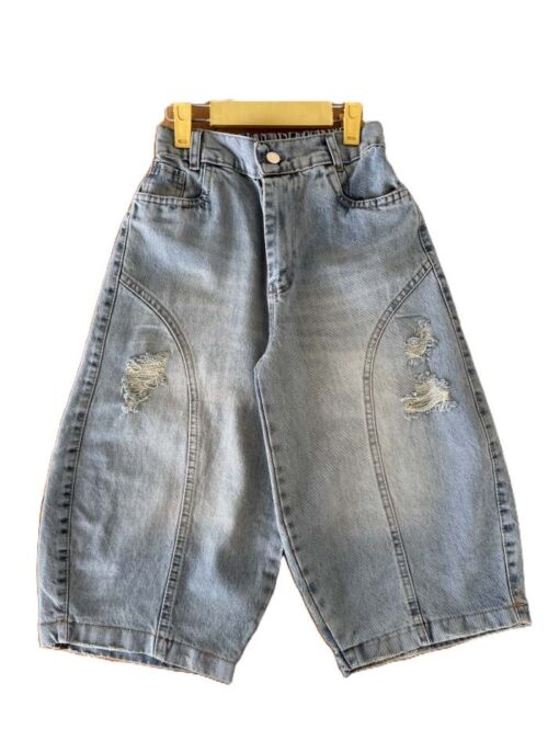 شلوار جین واید بالنی دخترانه مهرو