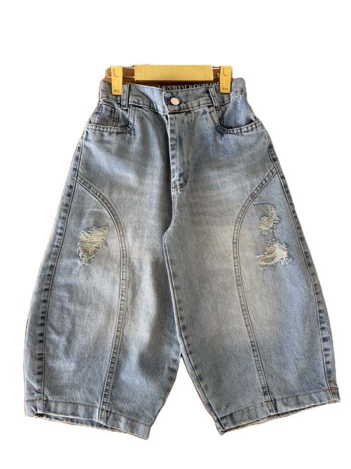 شلوار جین واید بالنی دخترانه مهرو