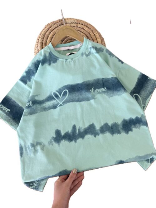 تیشرت تک بیرونی دخترانه قلب