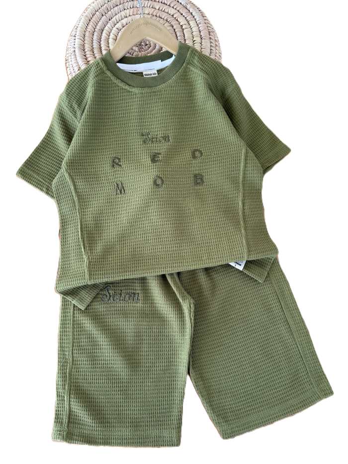 تیشرت و شلوارک راحتی پسرانه Redmob