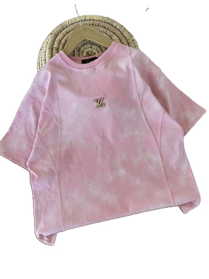 تیشرت باکسی بیرونی دخترانه نگین