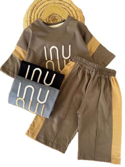 تیشرت و شلوارک راحتی پسرانه Inu