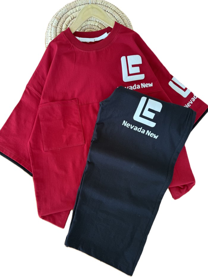 تیشرت و شلوارک راحتی اسپرت nev