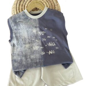 تاپ و شلوارک راحتی پسرانه No