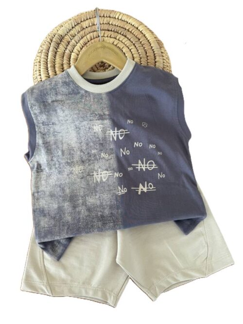 تاپ و شلوارک راحتی پسرانه No